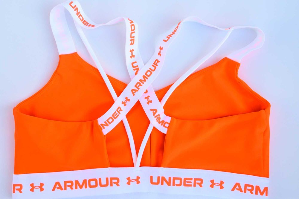 UNDER ARMOR - TOP pomarańczowy sportowy XL