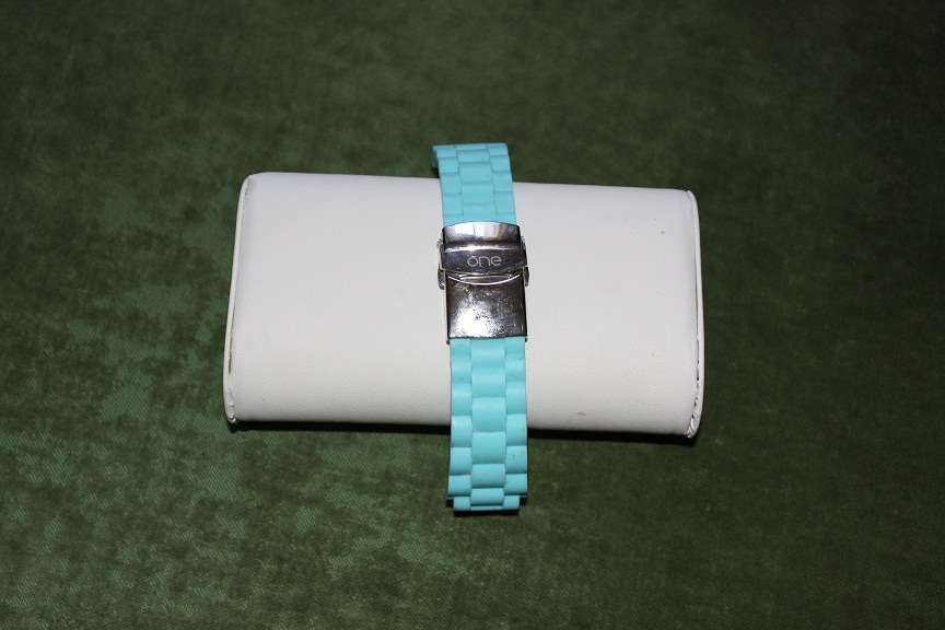 Bracelete azul turquesa relógio "one" original