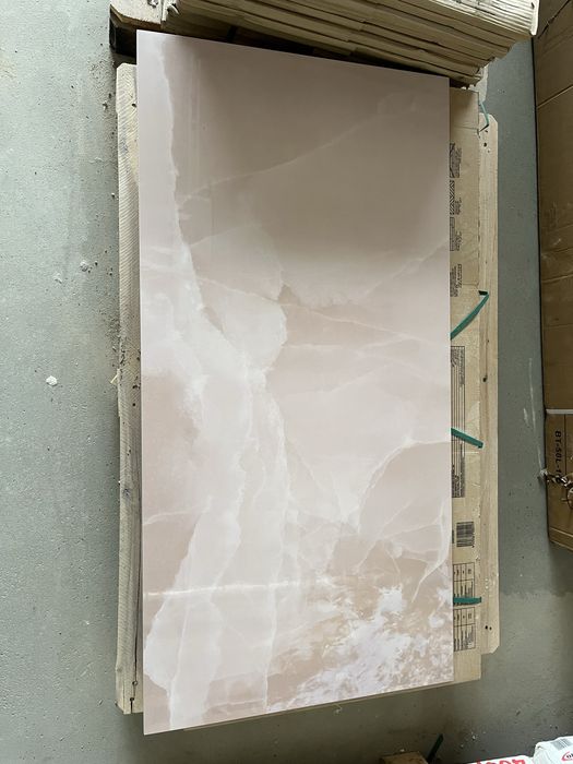 BALDOCER - gres szkliwiowy hiszpański onyx rose pulido - 60x120 gat. I