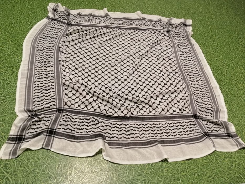 Арафатка велика   120×120 см Чорний/Білий