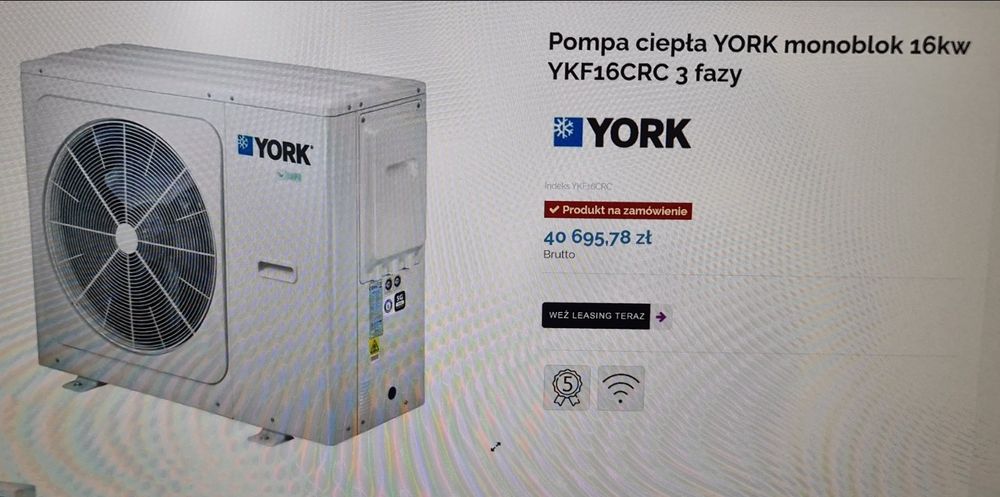 Pompa ciepła 16kw + BUFORY + wyposażenie do instalacji - NOWE Komplet