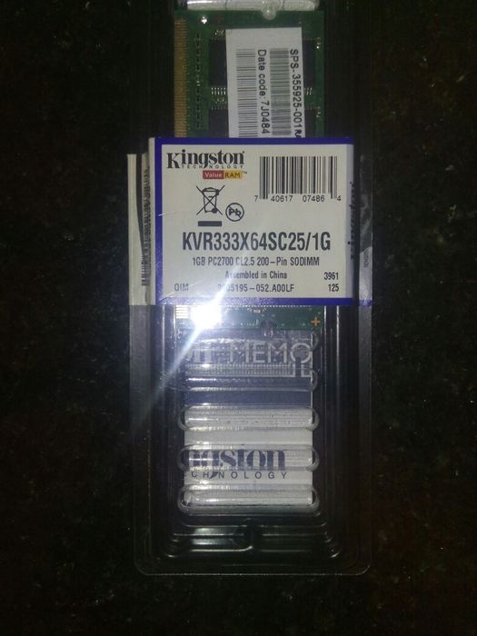 New 1GB RAM Memory64739145202691120