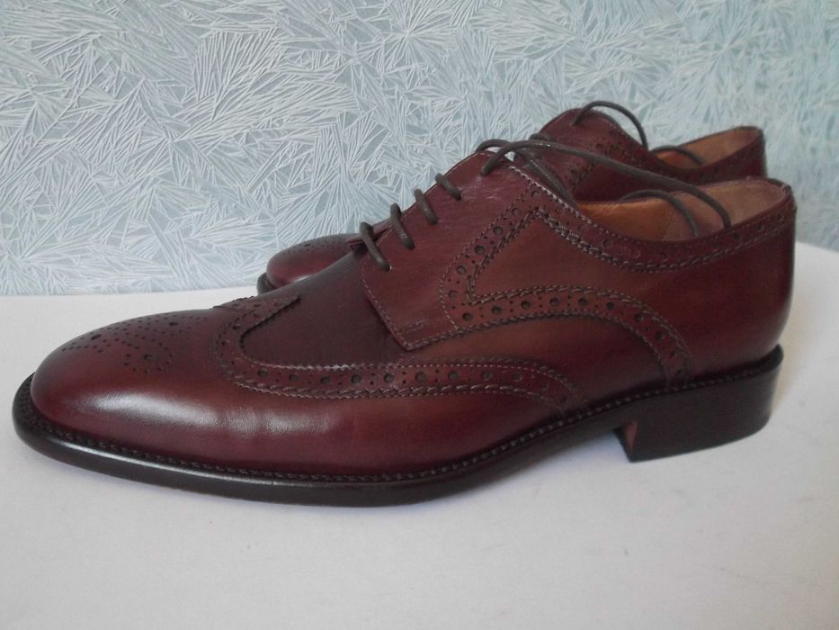 Мужские кожаные туфли Florsheim, дерби, броги. Made in Italy. размер 7