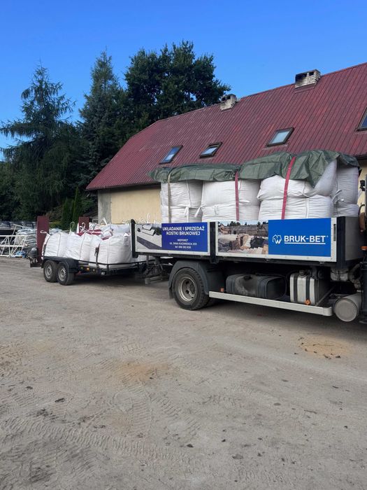 Usługi transportowe z HDS, łyżka, wywrotka