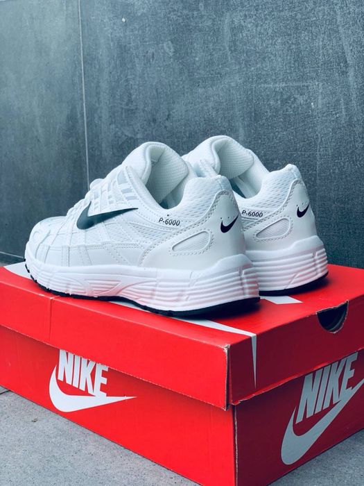 Кросівки Nike P-6000 шкіряні на літо • легкі якісні кросовки найк 6000