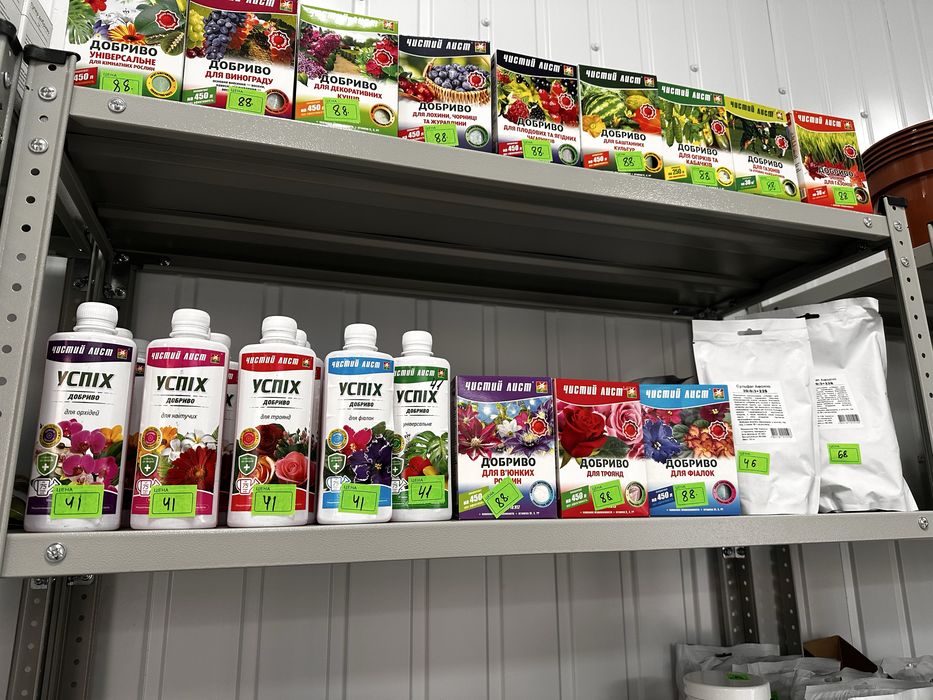 ЗЗР, добрива , роздріб .