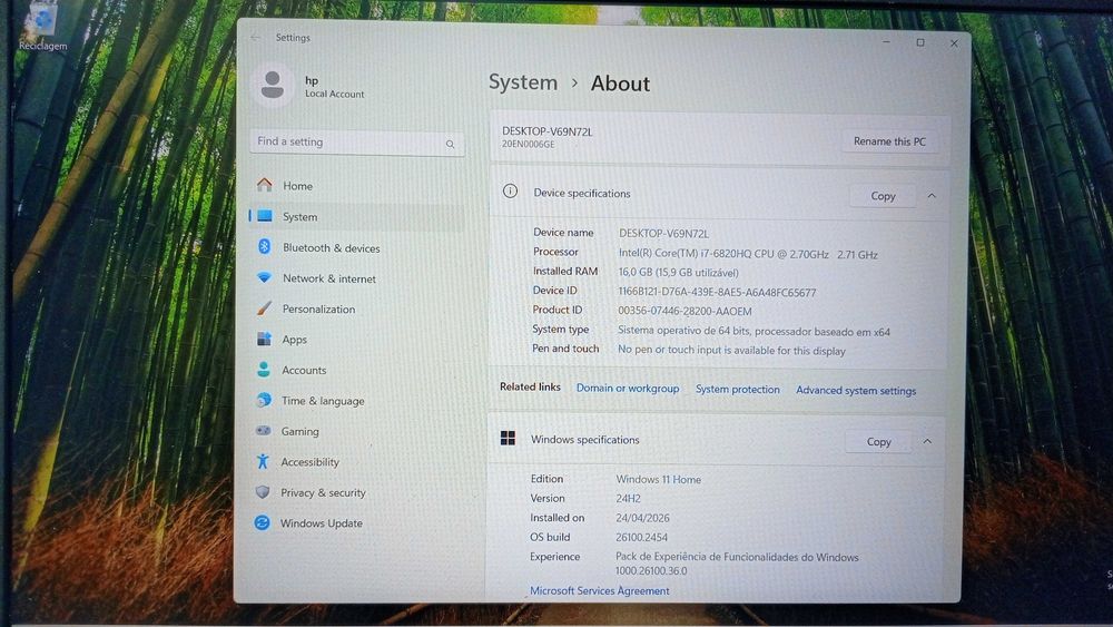 Lenovo ThinkPad P50 core  i7 vpro