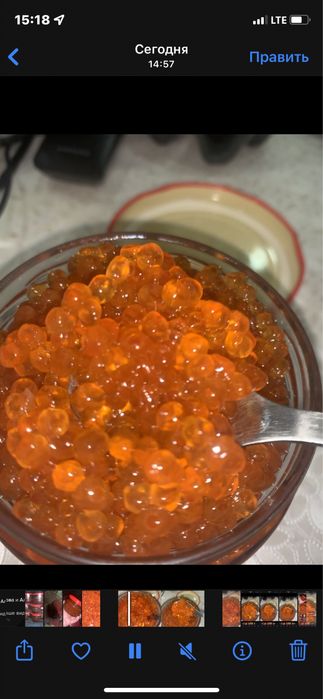 Икра кети червона малосольна