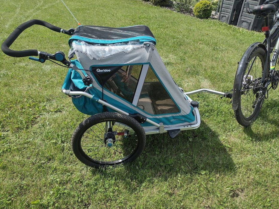 Przyczepka rowerowa Qeridoo Speedkid1