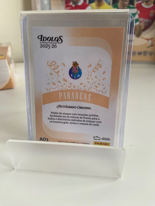 Carta ÍDOLOS Autógrafo Original Gabri Veiga FC Porto