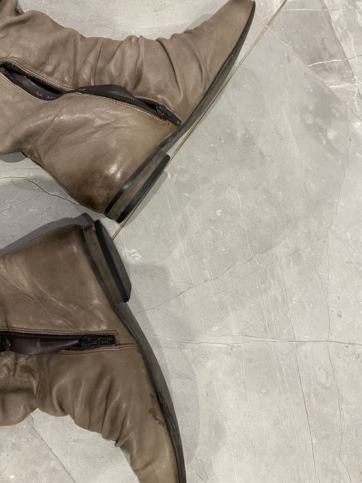 Buty dlugie skorzane