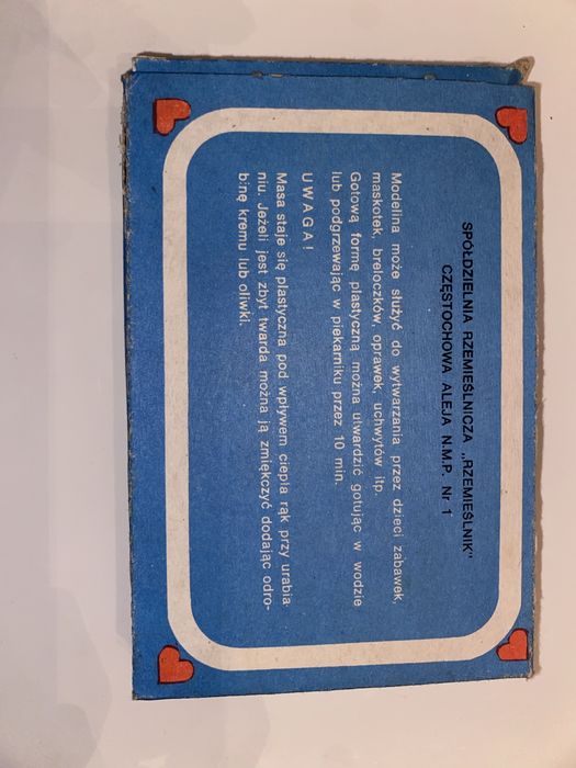 Modelina termoutwardzalna dla dzieci PRL