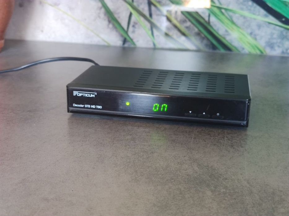 Dekoder Tuner Opticum STB HD T90 | HDMI SCART USB | Sprawny