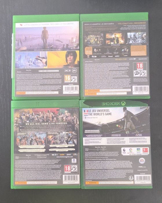 Conjunto de 4 jogos Xbox One