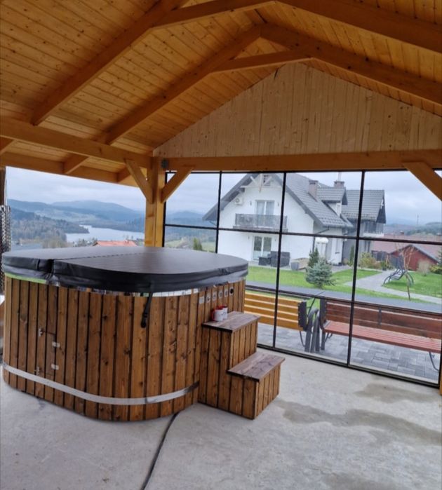 Pokoje z widokiem na J.Solińskie/ Polańczyk/Bieszczady