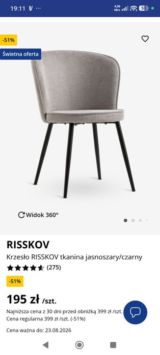 Stół z krzesłami
