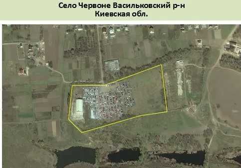 Оренда будівлі/ангару та території  під складський комплекс  Київська область, Васильківській р-н , с. Червоне