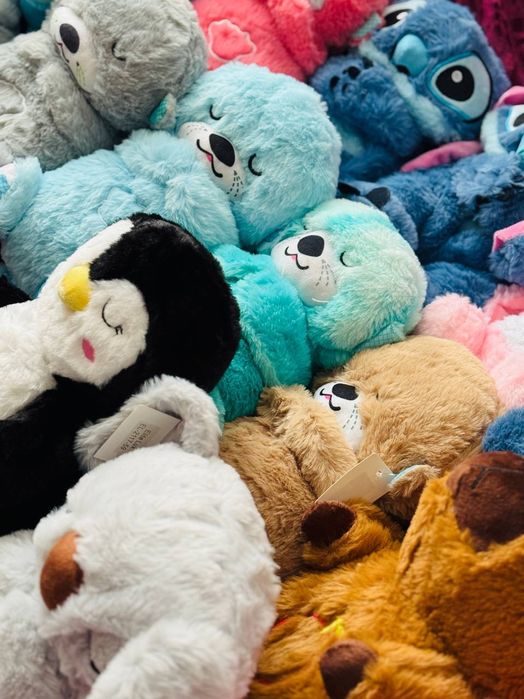 М'які дихаючі іграшки-нічники: стіч, коала, капібара, пінгвін, видра