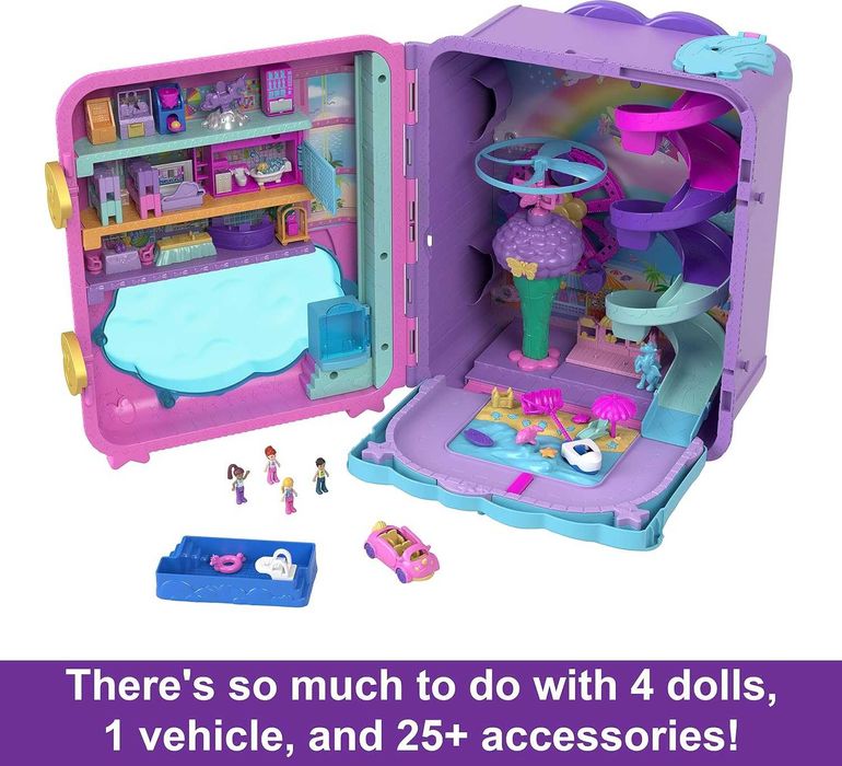 Ігровий набір Валіза Поллі Покет Polly Pocket Pollyville Playset Новий