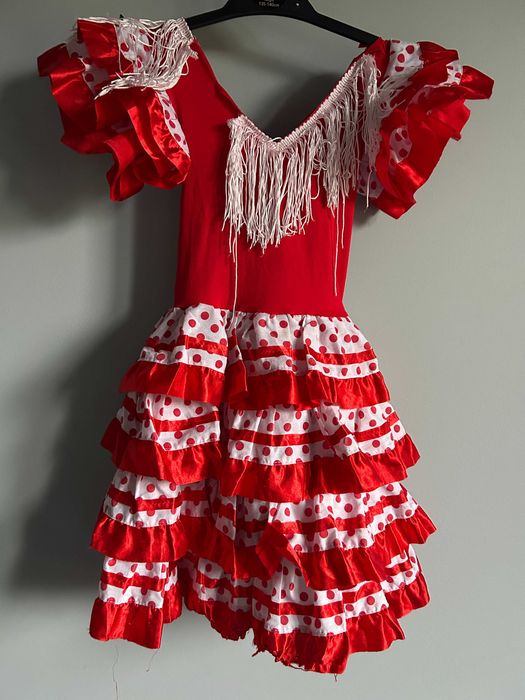 Strój przebranie Flamenco Hiszpanka 4 lata