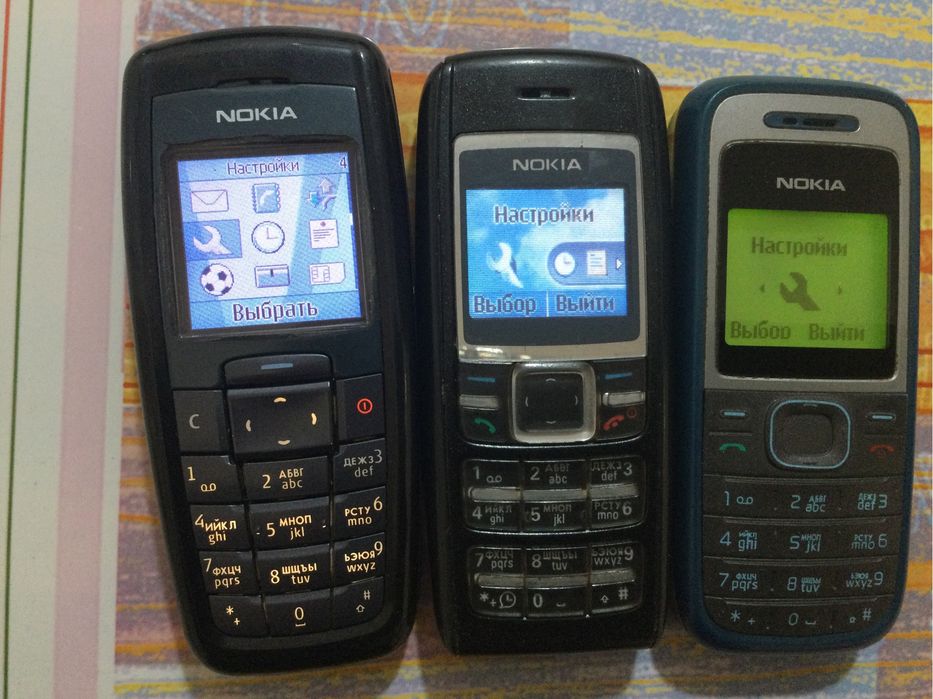 Нокия 2600,Нокия 1600,Нокия 1200.