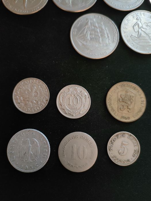 Monety PRL oraz zagraniczne