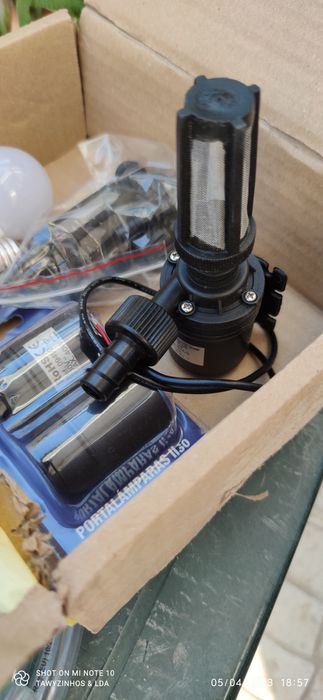 kit solar centralina 2 baterias +painel+bombas+cabos+lampadas