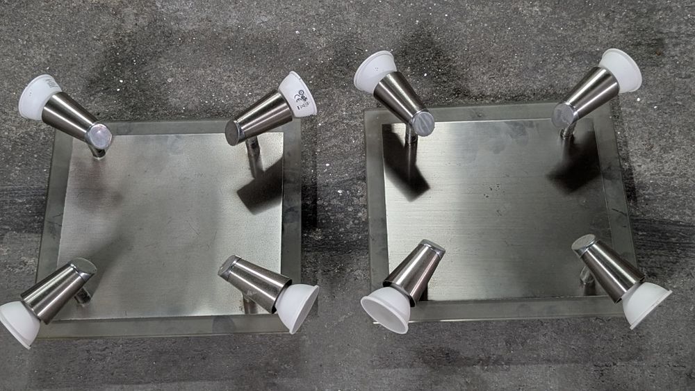 Candeeiro de sala c/ 4 focos led