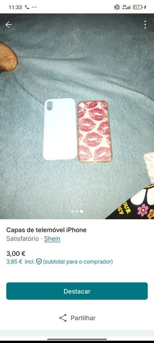 Roupas e capas de iPhone XR que variam do tamanho xs até ao M