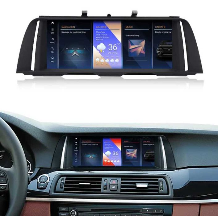 EKRAN ANDROID 13 DO BMW F10 F11 2010/2013 Snapdragon 665 8GB RAM CIC