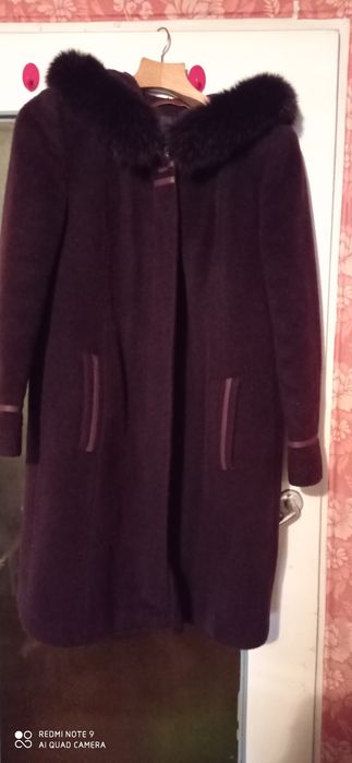 Eleganckie palto z wełny rozm 42