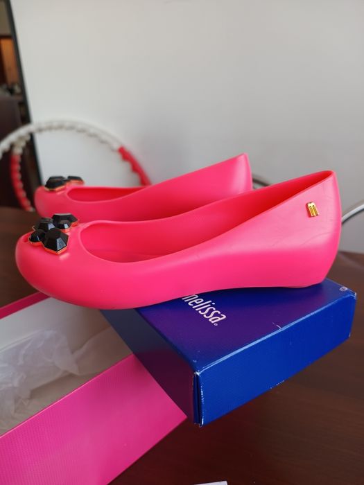 Melissa baleriny fuksja koturn 37