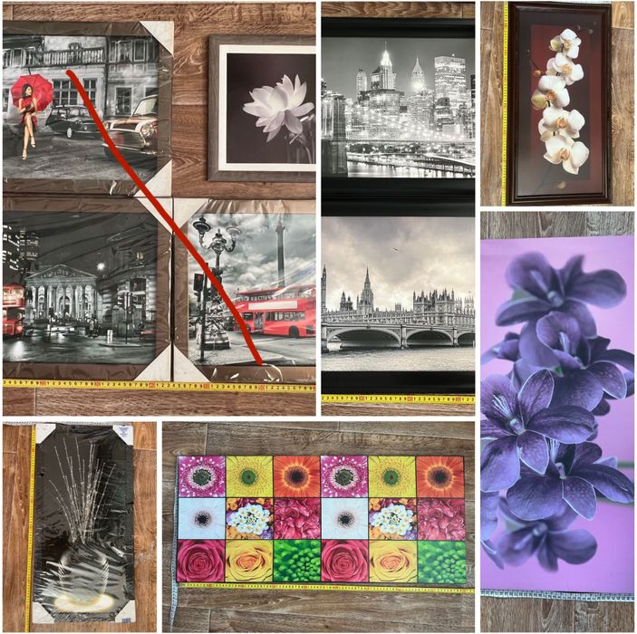 Картини в рамці (друк) модульні картини