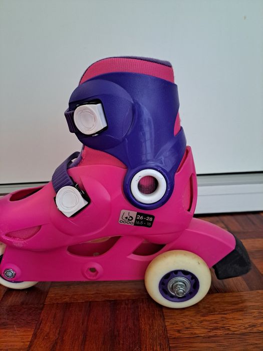 Patins  de criança + kit de protecção