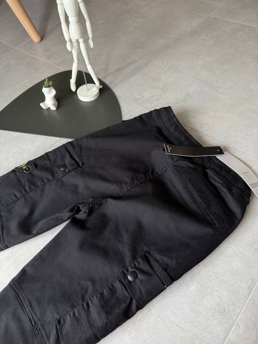 Чоловічі Штани карго Stone Island Black