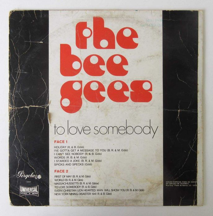 BEE GEES - To Love Somebody (LP)
