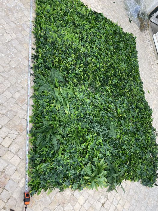 Jardim vertical enorme medidas nas fotos