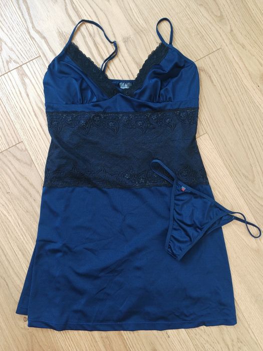 Koszulka nocna z koronką Obsessive S/M 36/38