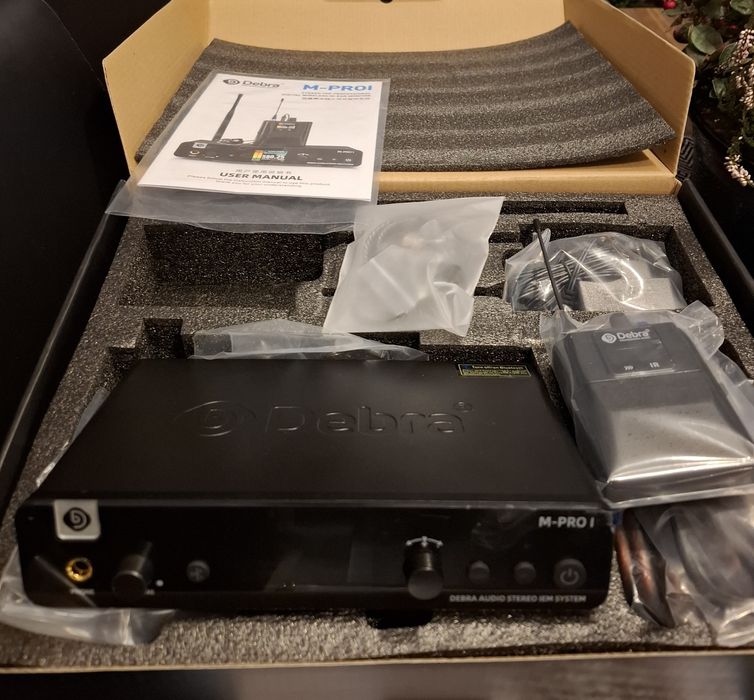 IEM bezprzewodowy  odsluch douszny stereo