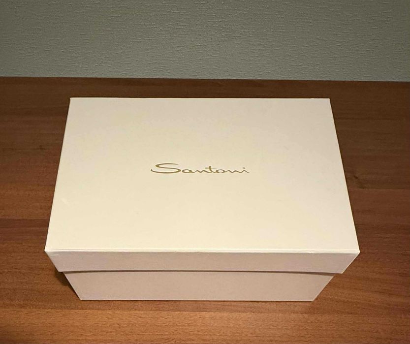 Ботильйони Santoni Італія оригінал 39 оливковий замша у стані нових