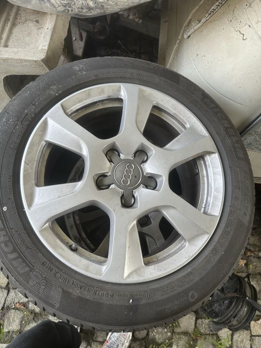 Jantes audi originais com pneu michelin(audi,seat,volkswagen)