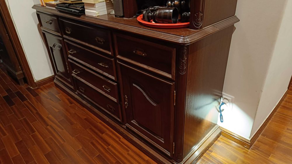 Conjunto de Móvel de Sala e Estante