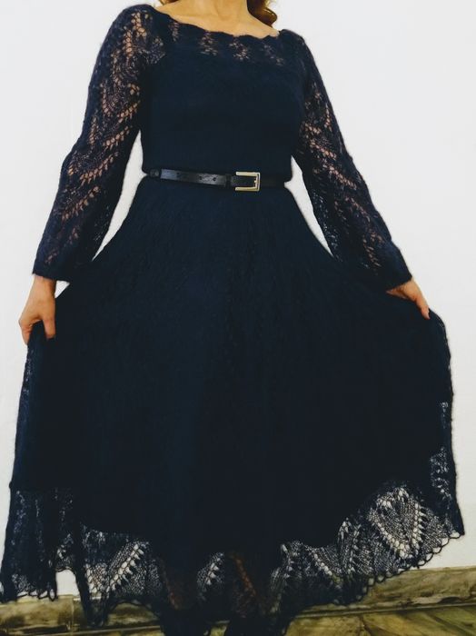 Мохерова сукня , ручна робота