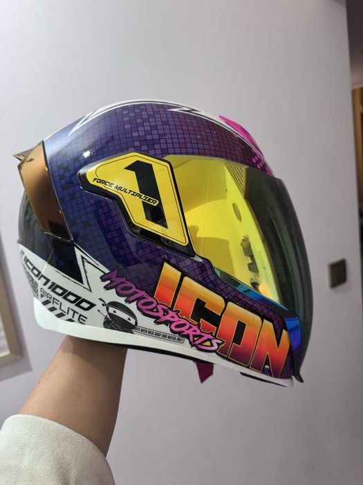 Kask motocyklowy Icon  Airlite, roz.S