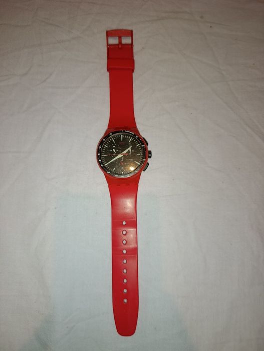 Relógio Swatch Chrono Vermelho - Vintage