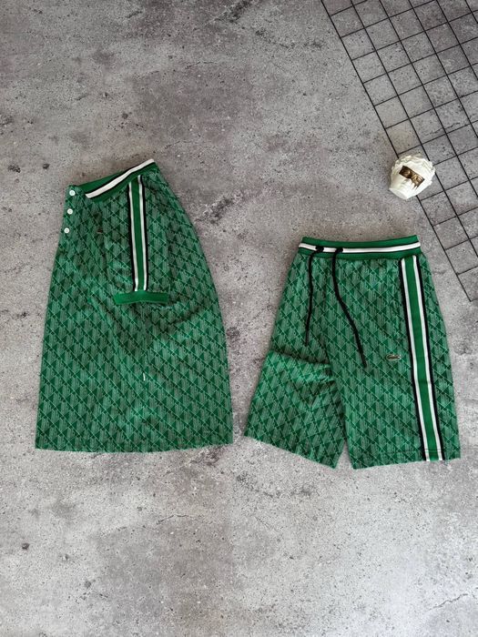 Літній костюм Lacoste зелений літній костюм лакоста зелений чоловічий