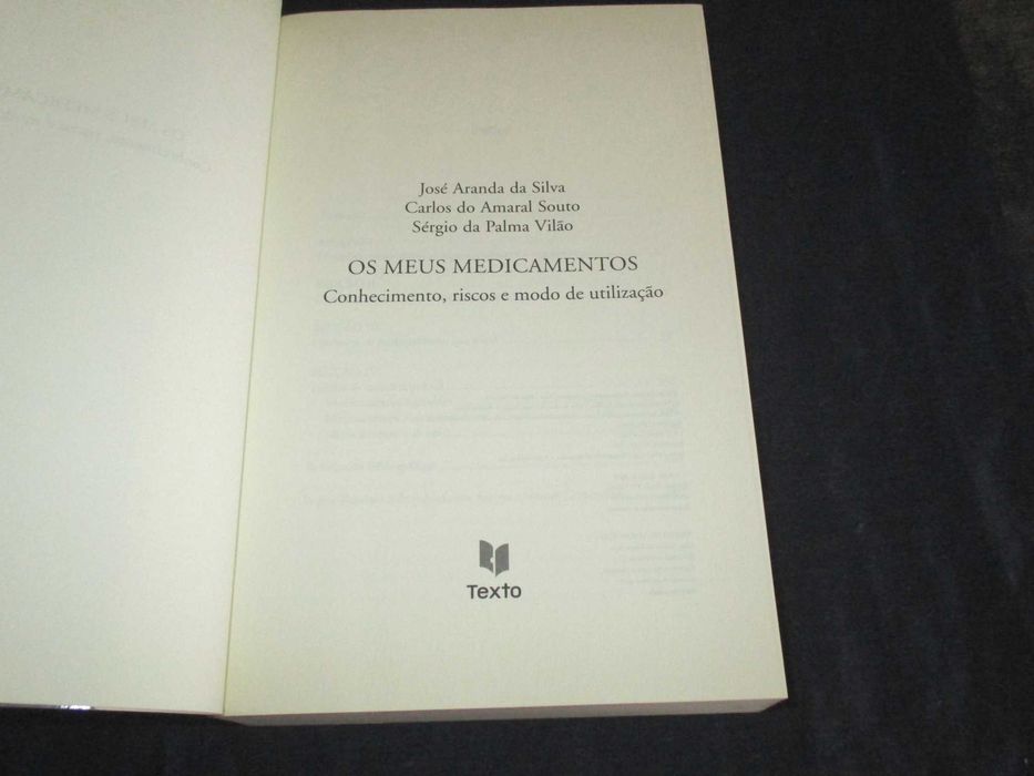 Livro Os meus Medicamentos Textos de Saúde