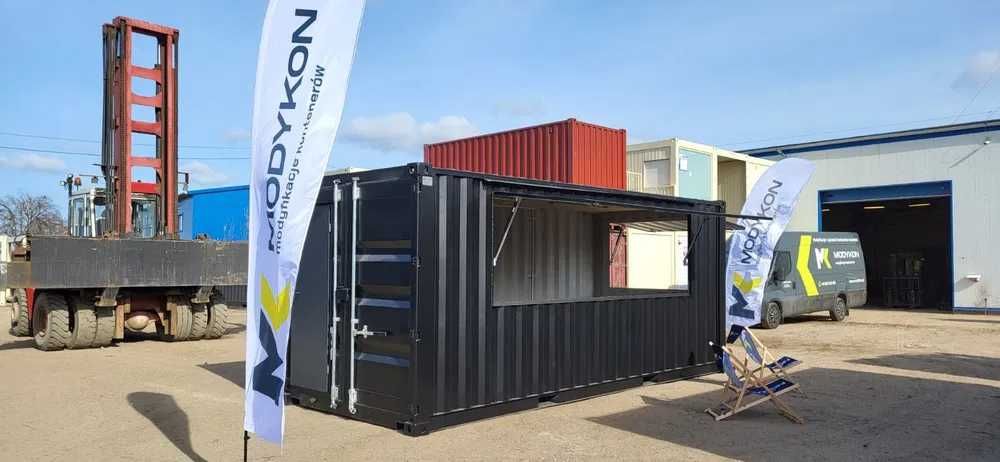 Adaptacje/modyfikacje/przeróbki kontenerów morskich