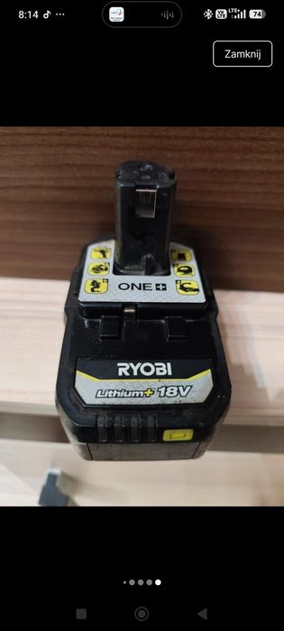 Akumulator ryobi 5ah 2szt