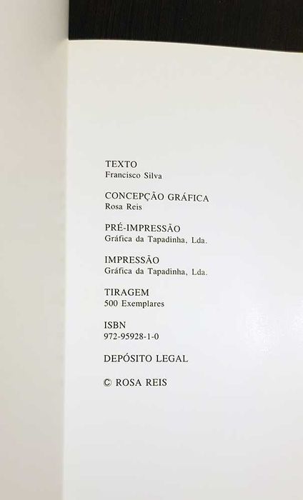 Património (de Rosa Reis) livro de fotografia preto e branco